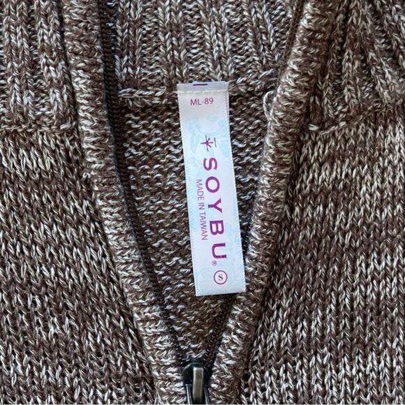 Soybu Women's Knit Brown Long Sleeve Sweater Dress • XS • NWT - Picture 5 of 7